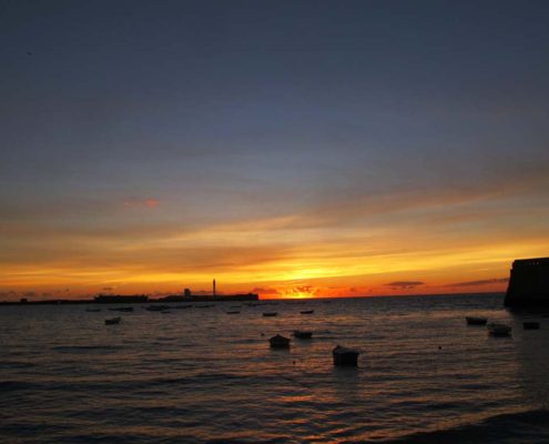 Abendstimmung in Cadiz