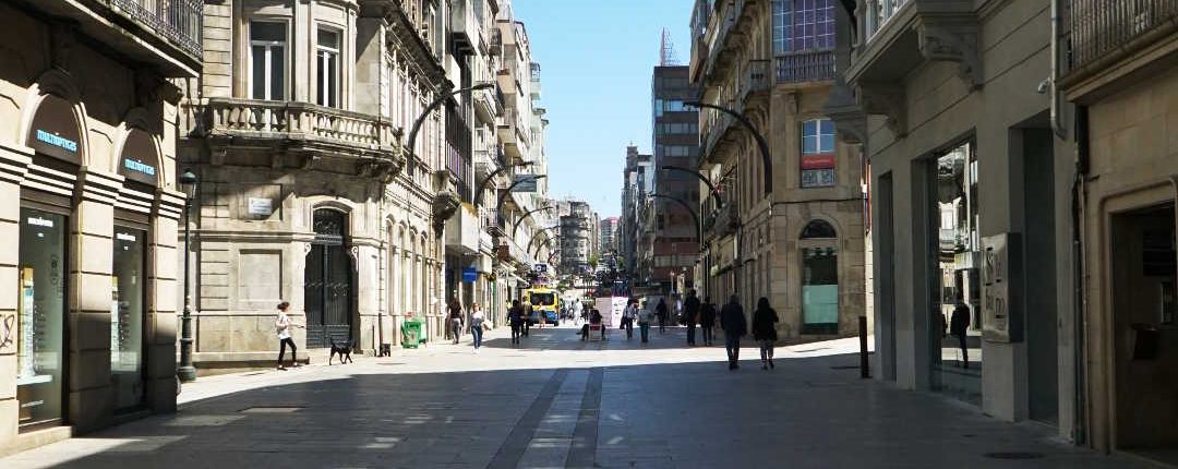 Vigo - Innenstadt - Einkaufsstrasse