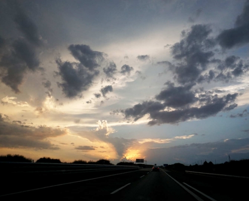 Wolken . . Irgendwo in der Spanischen Hochebene