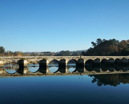 Rabaleira - Steinbrücke über den Ria de Vigo