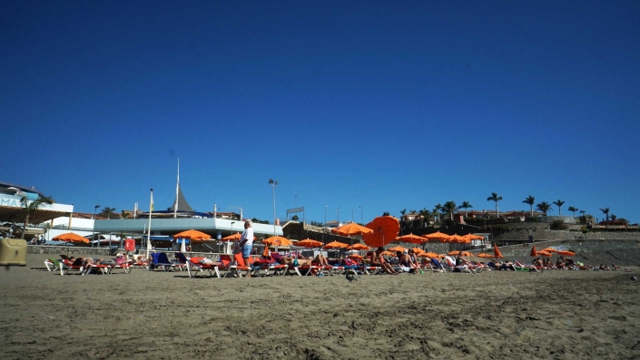 Pasito Blanco - Der Strand - am Südende von Gran Canaria